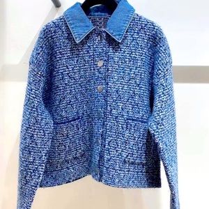 Sandro Oversized tweed jacket size 34 xs-s NEW WITH TAGS